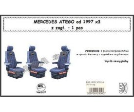 Чохол MERCEDES ATEGO від 1997, *3, 1ремінь Чохол MERCEDES ATEGO від 1997, *3, 1ремінь